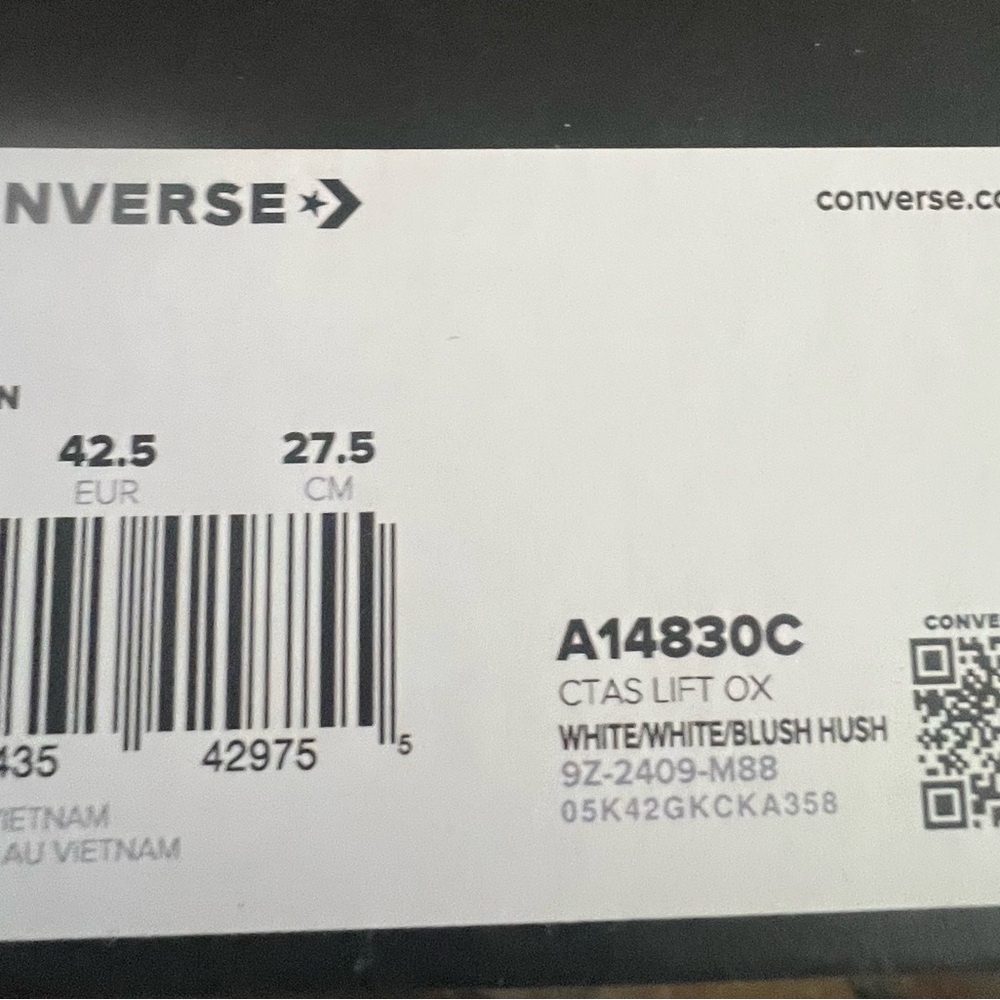 Converse All Star White Sneakers